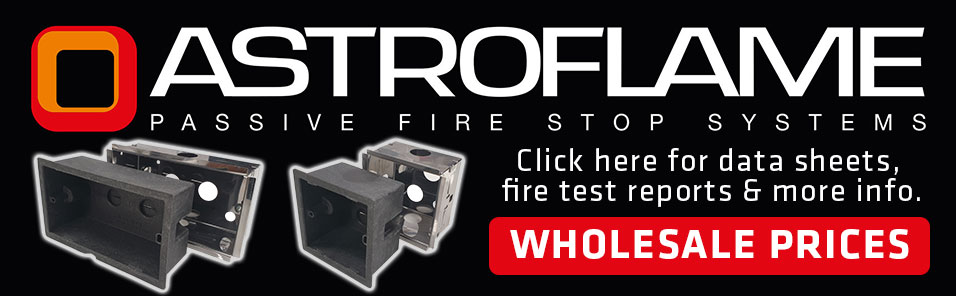 Astroflame Fire Seals Wholesale prices on Blazetrap® socket boxes